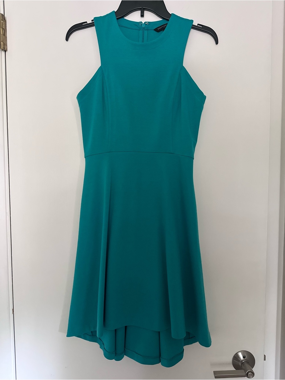 Banana Republic Teal High-Low Sleeveless Dress